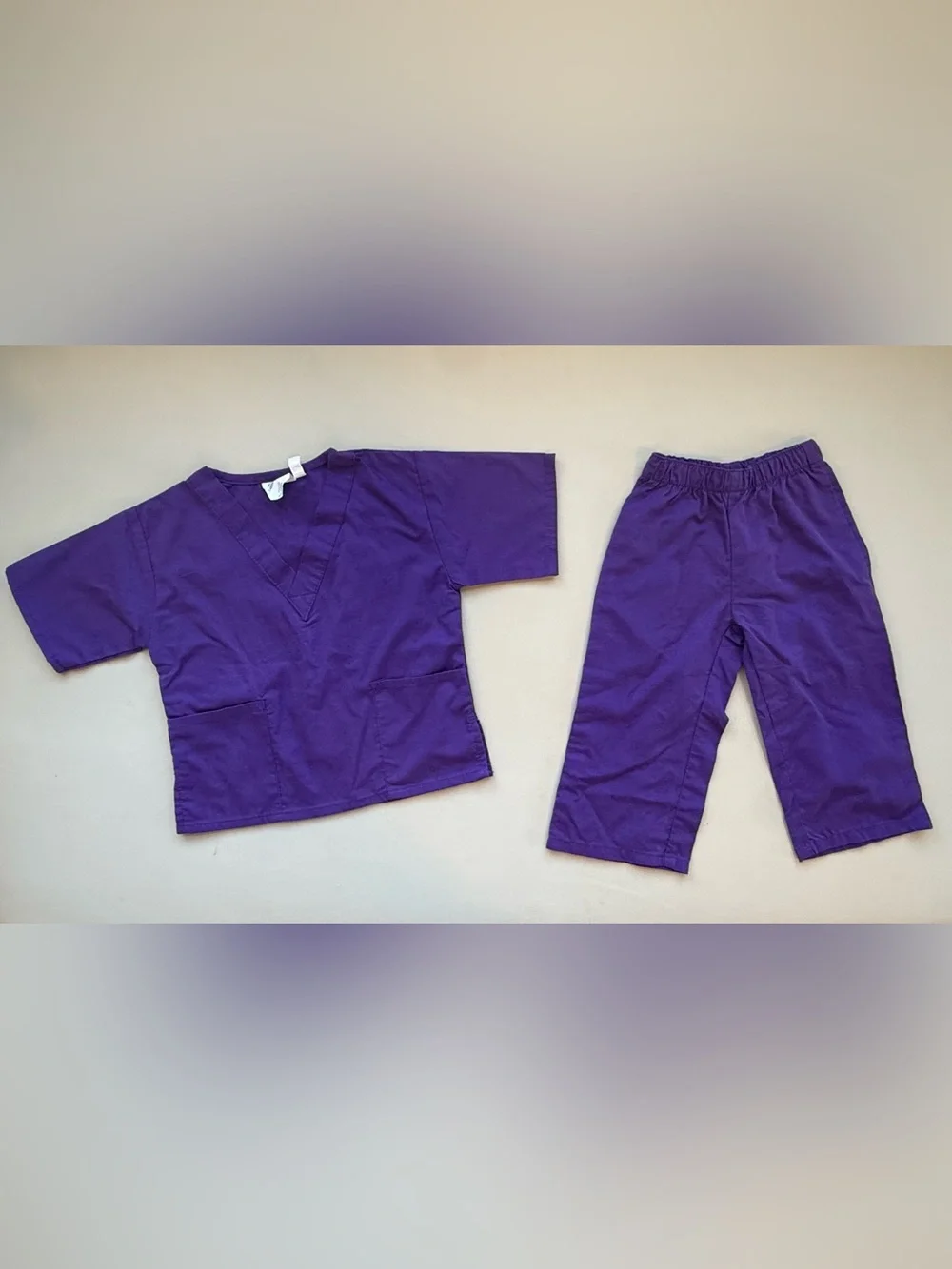 Purple Children’s Scrub Set – 12 Months
